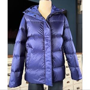 Everlane Cobalt Blue Down Parka Puff Jacket XS